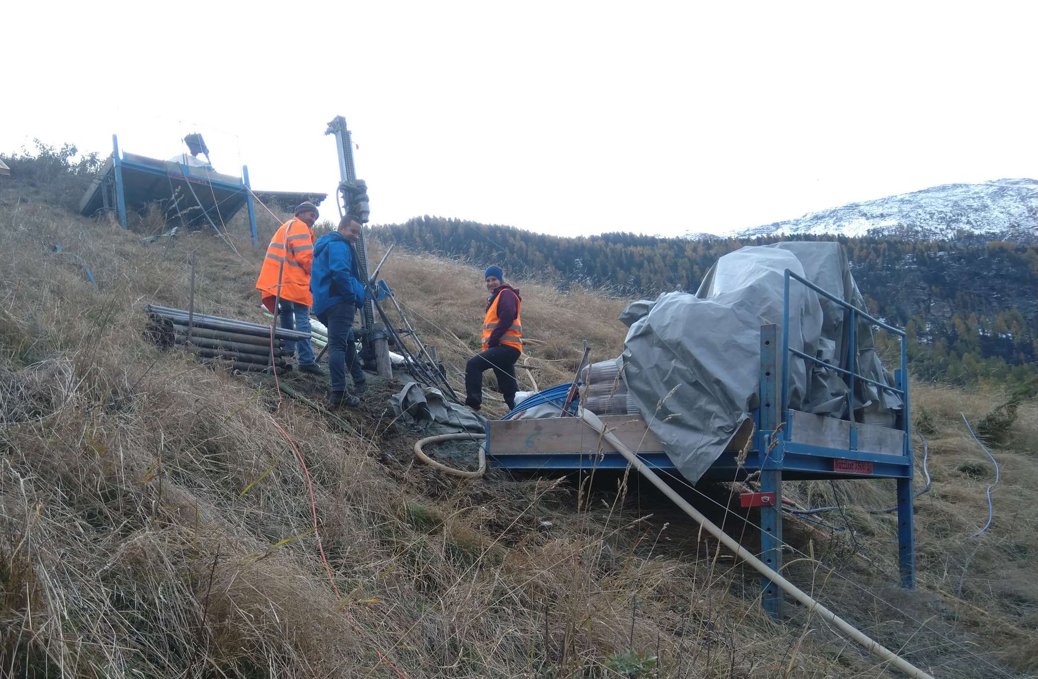 Bohrlochgeophysik Geotechnische Messung Projekt Bikini Winkelmatten