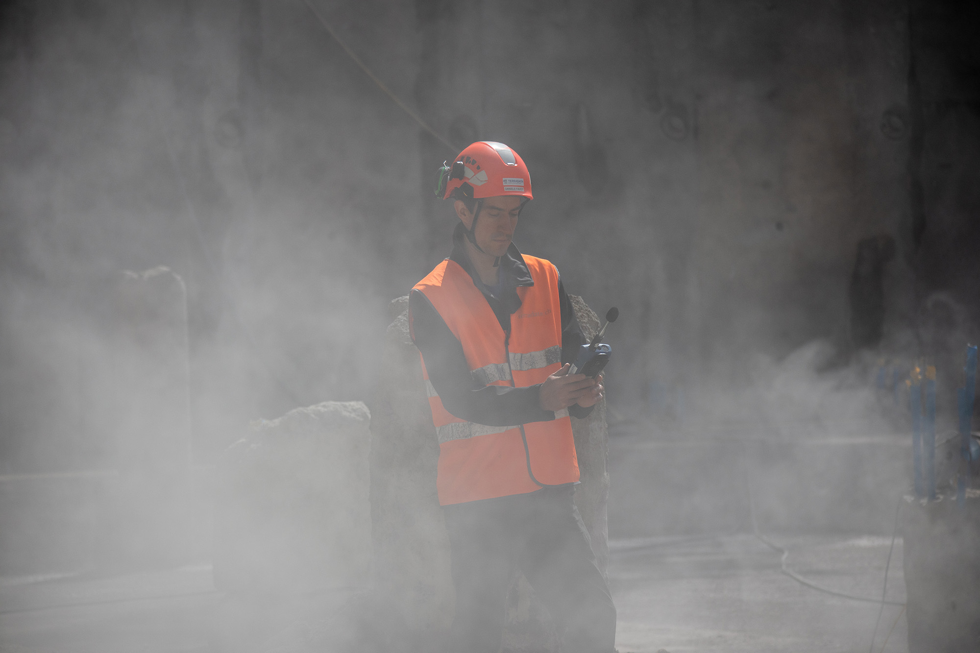 Lärmmessung auf Grossbaustelle