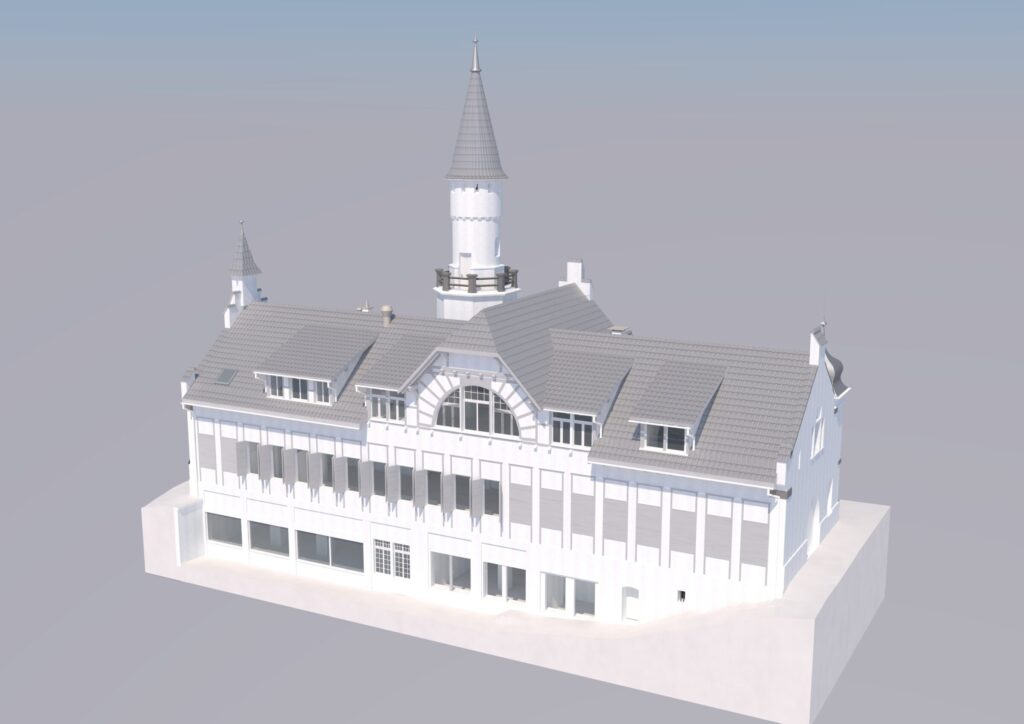 Historisches Schützenhaus Weierweid in St. Gallen – digitale Gebäudeaufnahme durch Terradata